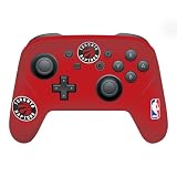Head Case Designs Offizielle NBA Rot Toronto Raptors Logo Vinyl Haut Gaming Aufkleber kompatibel mit Nintendo Switch Pro Controller