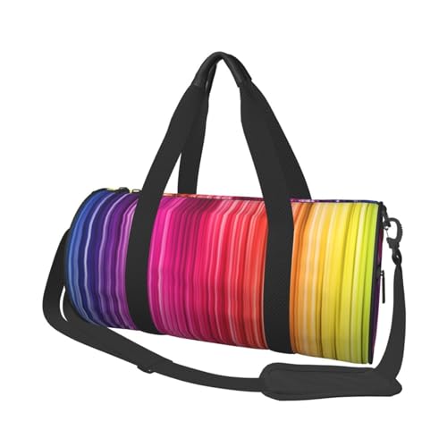 Sac de voyage noir pour homme et femme idéal week-end et fitness