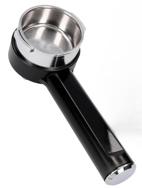 DIMENSIONI - Il manico del portafiltro per macchina caffe è lungo 180 mm, il diametro della tazza è di 60 mm e laltezza della tazza è di 42 mm.