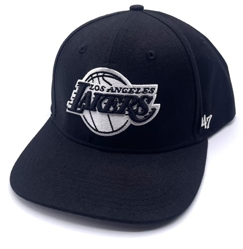 Gorra ajustable Los Angeles Lakers snapback negra/blanca miniatura 1
