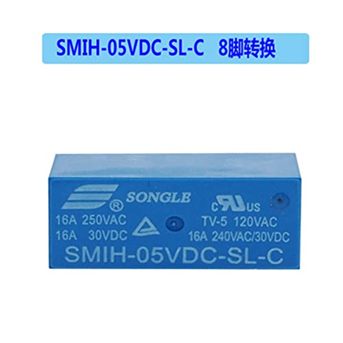 Relé SMIH-05VDC-SL-C 8PIN interruptor electromagnético de cinco voltios y 16 amperios 2