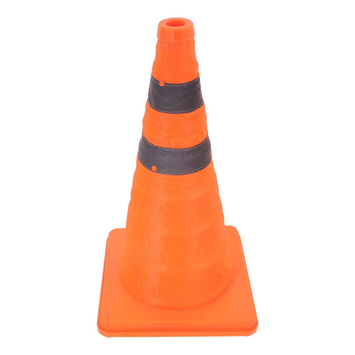 Verkehrssicherheitskegel Orange Zusammenklappbarer Kunststoff