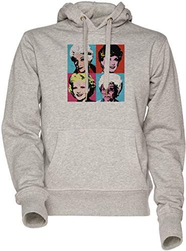 Sweat-shirt Golden Girls imprimé Warhol pull à capuche gris unisexe