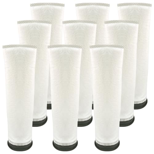 Conloquen 9 Pack 2.75 Inch Filter Socks 225 Micron Replacement for Waterbox AIO Series Aquariums, Eshopps, Fiji Cube, HelloReef 15G Fish Tank and All 2.75" Filter Sock Holders