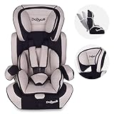 Daliya mitwachsender Autokindersitz Autositz Kinderautositz 9-36kg Gruppe 1+2+3 ECE R 44/04 Beige- Schwarz