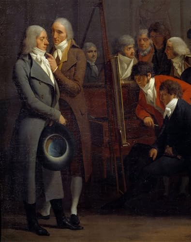 Peinture sur toile Louis Leopold Boilly pour décoration salon élégant 60x90