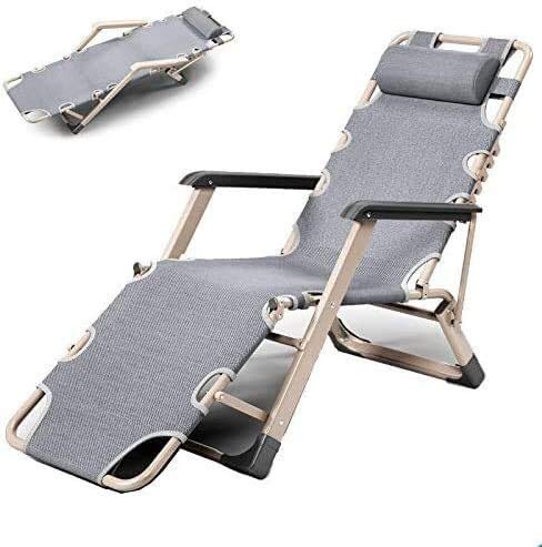 Chaise pliante inclinable pour salle à manger en plein air et relaxation sur le balcon