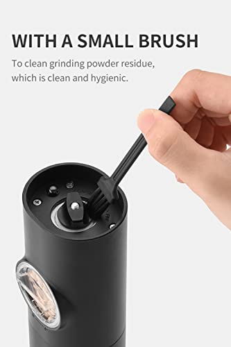 Electric Salt And Pepper Grinder Set, Usb Type-C Rechargeable No Battery Needed, Salt And Pepper Mill Set With Adjustable Ceramic Grinder, Automatic Black Peppercorn & Sea Salt Spice Mill Set (2 Pack) #TOP5