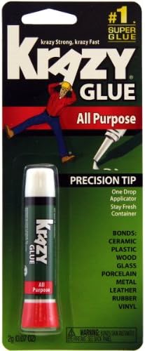 Krazy Glue KG58548R Glue Tube, 0.07 oz, Multicolor