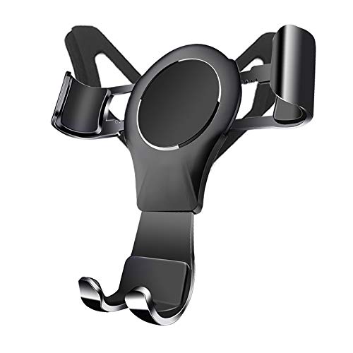 High quality and practical High quality Applicable for Audi A1/S1 Vehicle-Mounted Mobile Phone Bracket Air Outlet Suction Cup Self-Gravity Model(Black) (Color : Black)