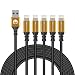 SMALLElectric Lightning Cable 5Pack 3ft Premium Lightning to USB A Charger Cable Compatible with iPhone 11 Xs Max XR X 8 Plus 7 Plus 6 Plus SE iPad Pro iPod and More - Black