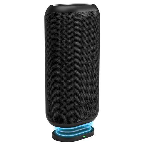 Monster DNA Max Portable Bluetooth Speaker, Loud Portable Speaker with 360 Bass Sound and 10W Qi Certified Wireless Charging Pad, IP67 Waterproof- for Travel, Indoor and Outdoor Use by Monster - Used condition - US$96.64