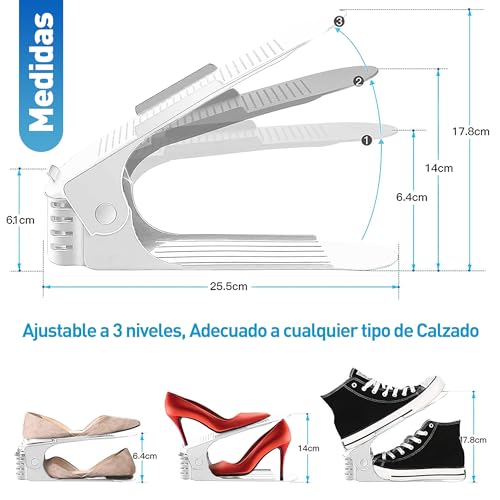 Reviews y listado de Entrepañeras ajustables para zapatos los mejores 10. 9 Imagen adicional