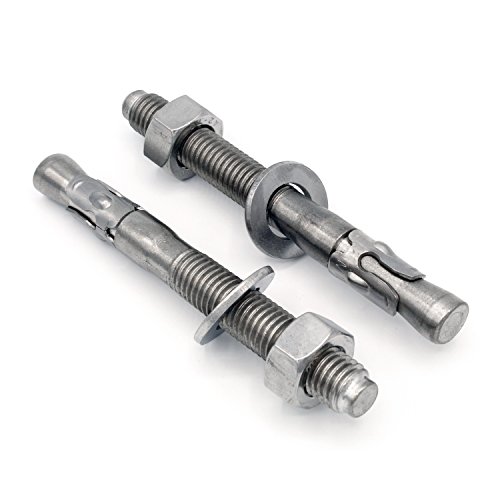 Bolzenanker M8 Ø 8mm x L 50mm Edelstahl A2 AISI 304 Inox [10 Stück] HEAVYTOOLu00ae