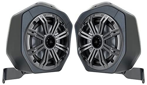 SSV Works 2021-2026 Ford Bronco 2-Door Rear Speaker Pod Upgrade 6.5' Weatherproof Plug & Play Roll Cage Mount Speaker Pod w/SSV A6 120w Speakers - 230-BR-2B65K