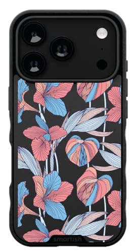 Smartish® iPhone 18 Pro/17 Pro MagSafe Case - Gripmunk [Slim + MagSafe + Protective] - Oh Lily - Drop Tested 6FT - Wireless Charging - Floral Case for Women - Microfiber Lining