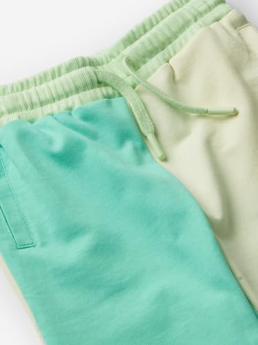 Image of The Souled Store Cascade Kids Boys Regular Fit Colorblock Multicolor Cotton Joggers