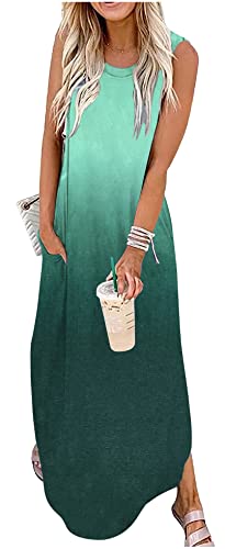Image of CHUNTIANRAN Maxi Dresses for Women Summer Outfits Boho Beach Long Dresses Casual Sundresses Resort Wear for Women 2026