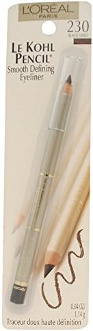L'Oreal Le Kohl Pencil Smooth Defining Eyeliner, Black Sable #230 .04 oz (1.14 g)