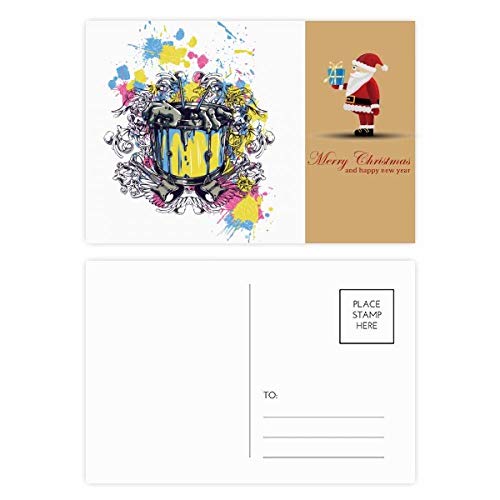 Mains de père Noël cartes postales Graffiti lot de 20 à offrir ou collectionner