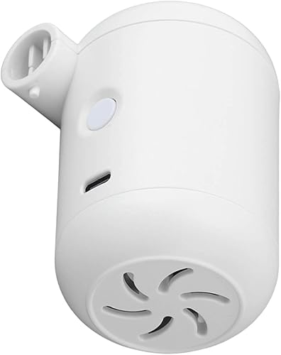 Miniatura 7 de Bomba de aire portátil para inflables con 4 boquillas, bomba pequeña de inflado rápido, mini bomba de aire eléctrica para bolsas de almacenamiento,