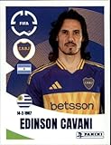 2025 Panini FIFA Club World Cup Stickers Soccer #170 Edinson Cavani Boca Juniors Officially Licensed Sticker Card (paper thin, smaller than regular card, Stock Photo Shown, Near Mint to Mint Condition)