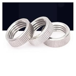 Hyuwdai M14 Edelstahl Handspann-Rändelmutter 10 Stück