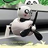 Weqizuerqi Car Air Purifier | Panda Pilot Cartoon Auto Perfume Holder with Rotating Propeller | Aromatherapy Scent for Home Decoration Men and Women Bedroom Living Room Room #5