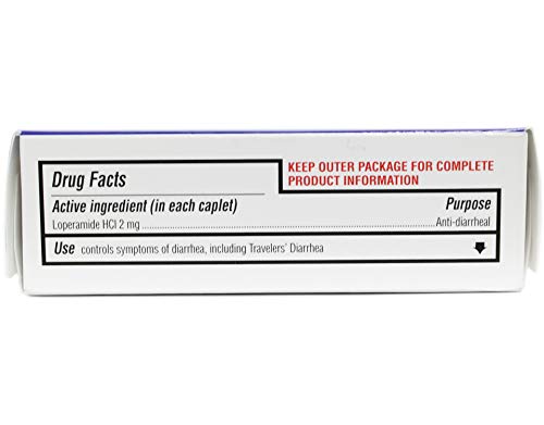 Quality Choice Diarrhea Relief Loperamide HCI Tablets, 2 mg, 24 Caplets Long Term Supply