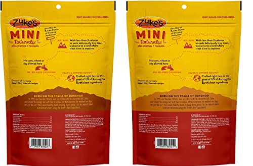 Petlewa (2 Pack) Zuke Mini Naturals Training Dog Treats ( Chicken, Peanut Butter) - 16 Oz #TOP1