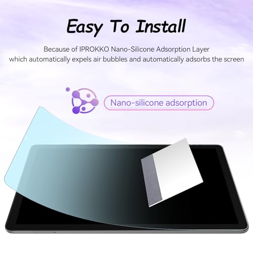 Image of IPROKKO 2 Pack Anti Blue Light Screen Protector for Samsung Galaxy Tab A11 Plus 2025 11-Inch & A9 Plus 2023, Matte Anti Glare Harmful Light Filter Eye Protection Cover, Bubble Free Easy Install Compatible with Samsung Tab A11+ /A9+