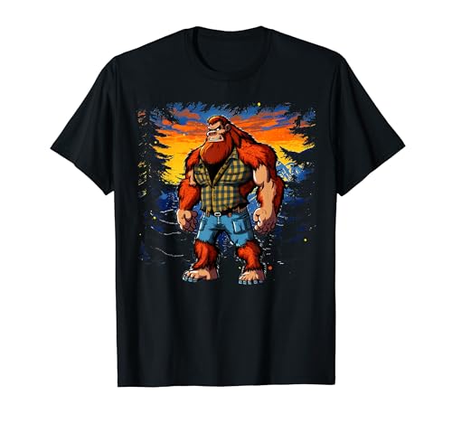 Bigfoot Sasquatch Adventure Camping Cita divertida Camiseta