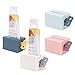 Lot de 4 presse-dentifrice, tube à rouler avec poignées dépolies, support de dentifrice, organisateur de salle de bain, économise le dentifrice et les crèmes (4 couleurs)