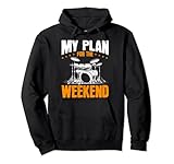 Mi Plan Para El Fin De Semana Tamborilero Sudadera con Capucha