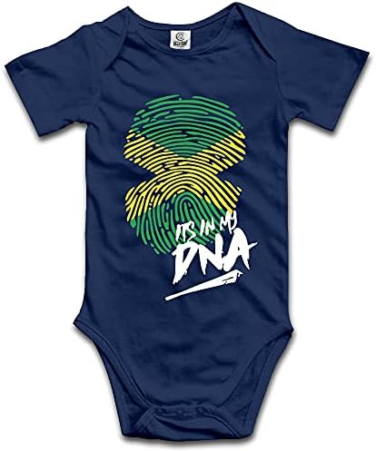 It’s in My DNA Jamaican Baby Climbing Short Sleeve Onesie/Long Sleeve Romper