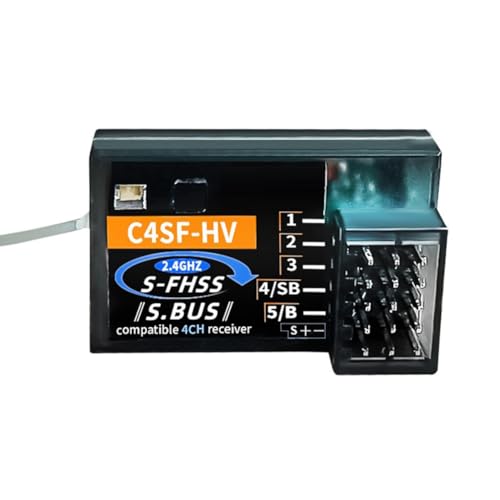Receptor C4SF HF de 2,4 GHz FHSS compatible con SBUS para coches RC de derrape Futaba