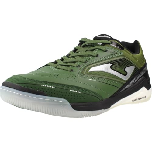 Joma Gambeta GAMW2523IN Chaussures de Sport en Salle pour Homme, Kaki/Argent, 6,408,4 cm, Vert, 43 EU