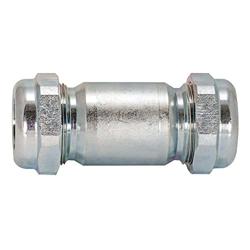 Image of Eastman 4-1 /8 Inch Long Pattern Compression Coupling, 3 /4 Inch IPS, Galvanized Steel, 20564
