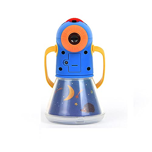Ihmlyl Proyector De Luz Estrellas Galaxia Libro de cuentos Torch Projector Kaleidoscope Kids Sky Light Up Baby Toys Aprendizaje educativo para niños Regalo de cuentos de hadas-Proyector 3 en 1 Cover