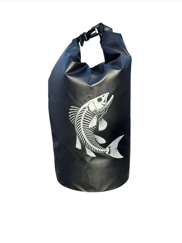 Bolsa seca impermeable 10L diseño Bonefish para kayak y actividades al aire libre