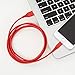 Amazon Basics MFi-Certified Lightning to USB A Cable for Apple iPhone and iPad - 6 Feet (1.8 Meters) - Red