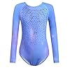 Trudge gymnastiekpak voor kinderen, voor meisjes, leotard, mouwloos, tricot, training, dancewear, gymnastiekbody, danskleding, wedstrijd, 3-12 jaar