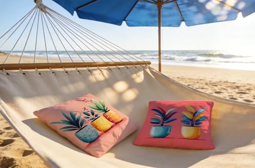 Housse de coussin extérieure douce et résistante aux projections d'eau