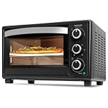 Cecotec Forno da Tavolo Bake&Toast 2600 Black 4Pizza. 26 L, 1500 W, Include Pietra Pizza per risultati come un tradizionale Forno a Pietra, 6 diverse Funzioni, Vassoio Raccoglimiglie