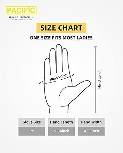 Pacific Ppe 6 Pairs Gardening Gloves For Women, Latex Coated Garden Gloves, Breathable, Medium Size Fits Most, Purple #TOP5