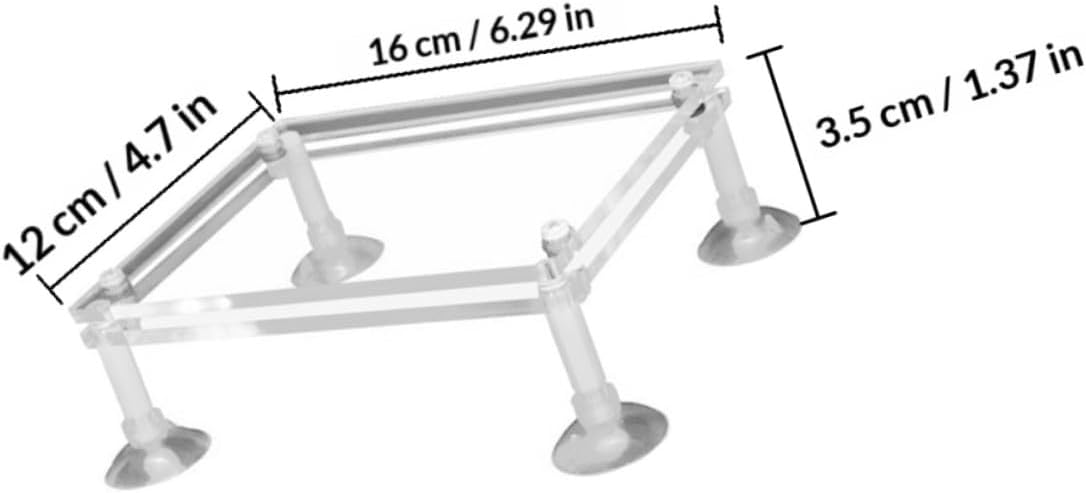 Aquarium Water Pump Shockproof Stand Pump Bracket with Sand Protection Medium Size for Fish Tank Circulation and Filtration