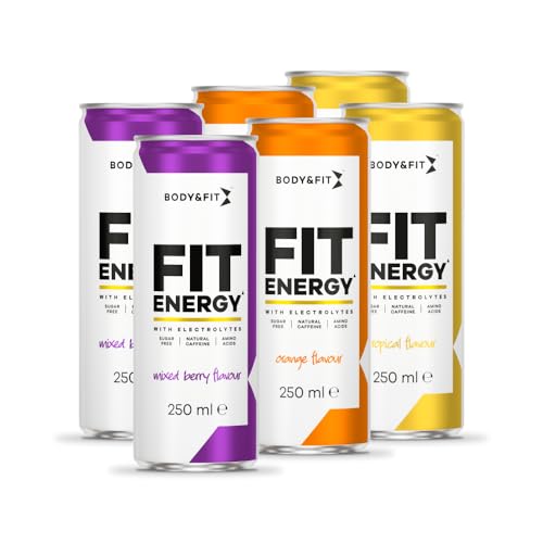 Body & Fit Fit Energy Drink Variety 1500 ml (6 Dosen)