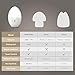 Night Light for Kids, TaoTronics LED Nursery Lamp with Free Stickers, Safe ABS+PC, Adjustable Brightness, 80 Hours Runtime, Cool Warm White