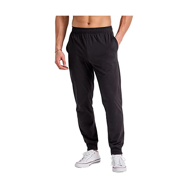 Hanes Originals Cotton Joggers, Jersey Sweatpants for Men with Pockets, 30″ Inseam