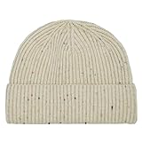 DALIX Knit Watch Cap Beanie Men Women Winter Cuffed Fisherman Hat Cold Weather Stretch Fit Soft Acrylic in Beige